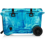 BrüTank 55-Quart Rolling Cooler | Ocean Swirl