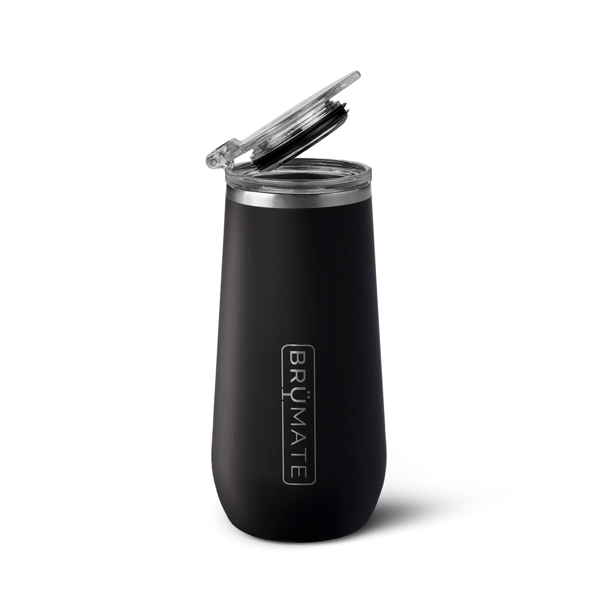 Champagne Flute | Matte Black | 12oz