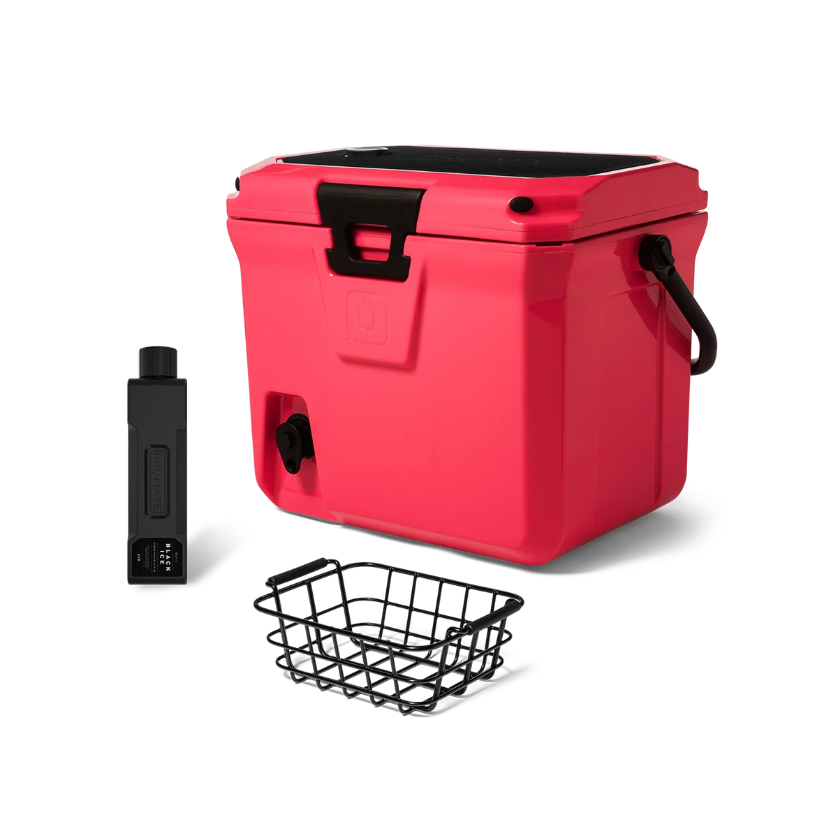 BrüTank 20-Quart Grab + Go Cooler Bundle | Neon Pink